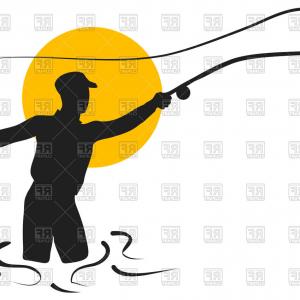 300x300 Best Top Fly Fishing Rod Stock Vector Design Images Drawing Soidergi
