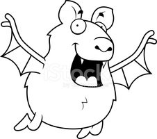 226x200 Cartoon Bat Flying Stock Vectors