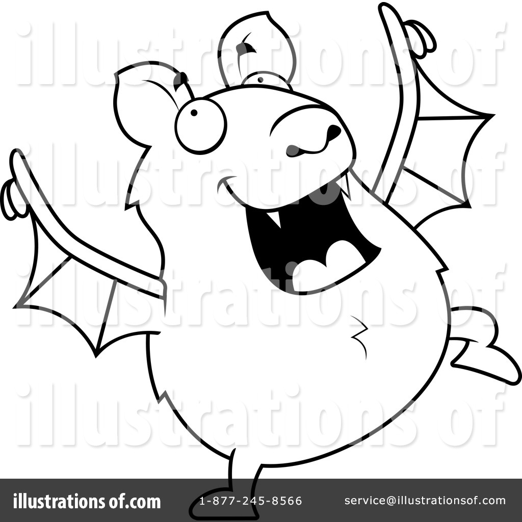 1024x1024 Flying Bat Clipart