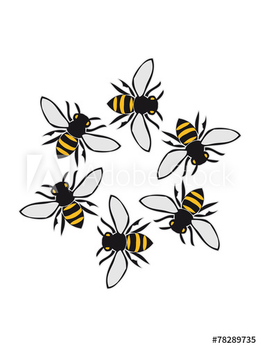 375x500 Flying Bees Circular Ring