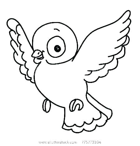 450x470 Birds Coloring Flying Bird Coloring Pages Big Unique