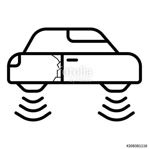 500x500 Flying Car Flat Icon Stock Image And Royalty Free Vector