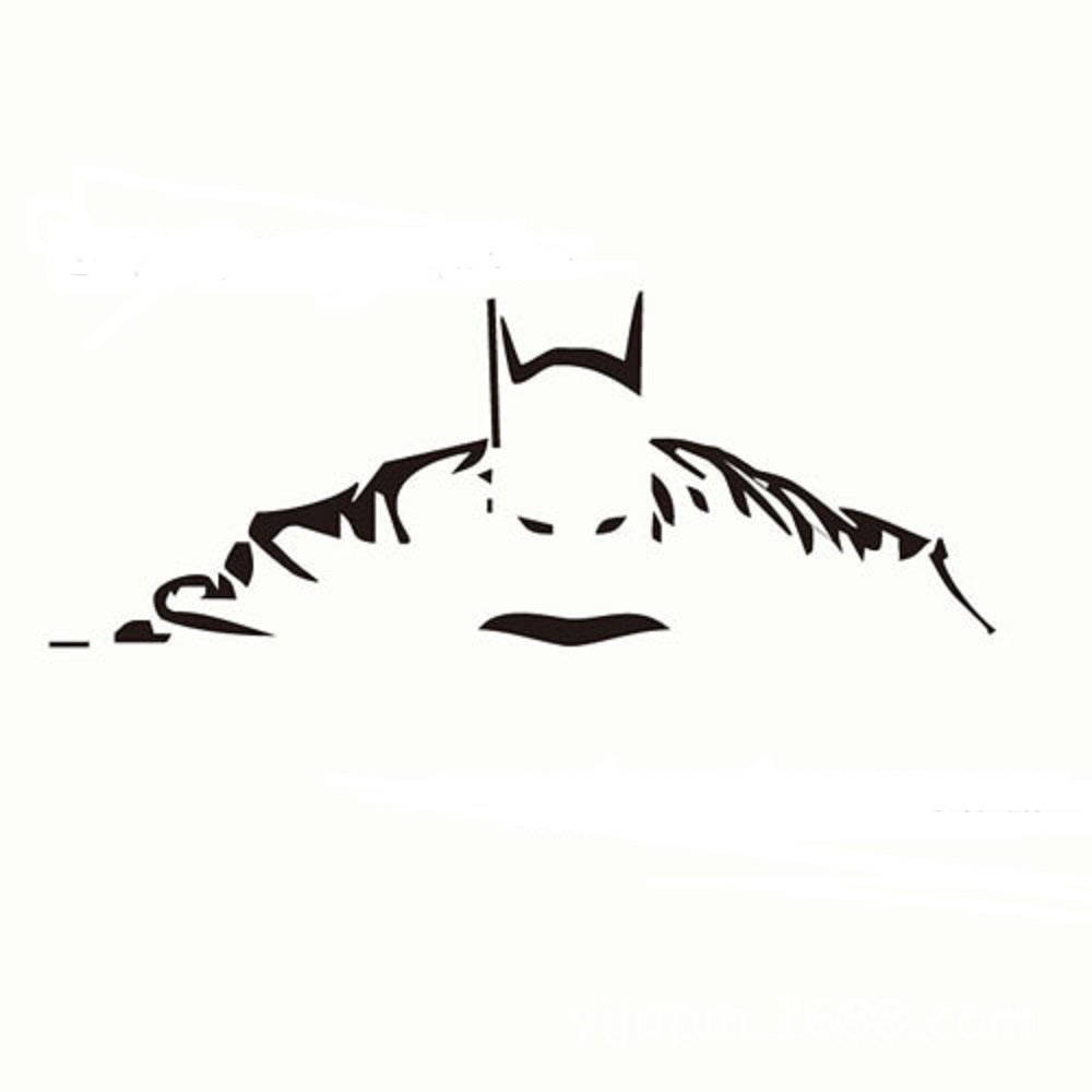 1000x1000 decal flying batman mac sticker windshield window car