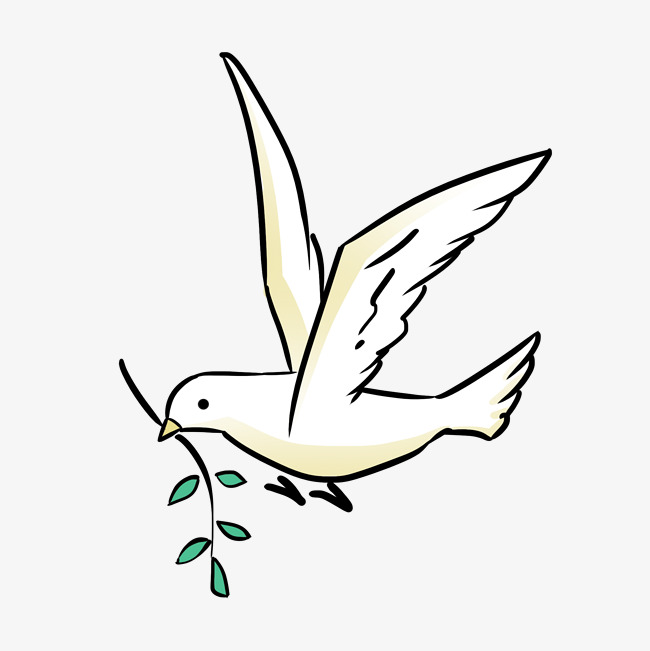 650x651 Fresh And Simple Line Drawing Cartoon Peace Dove Free Download