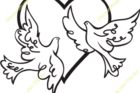 450x300 Vector Doves Drawing Transparent Png Clipart Free Download