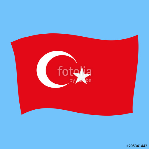 500x500 Turkey National Flag