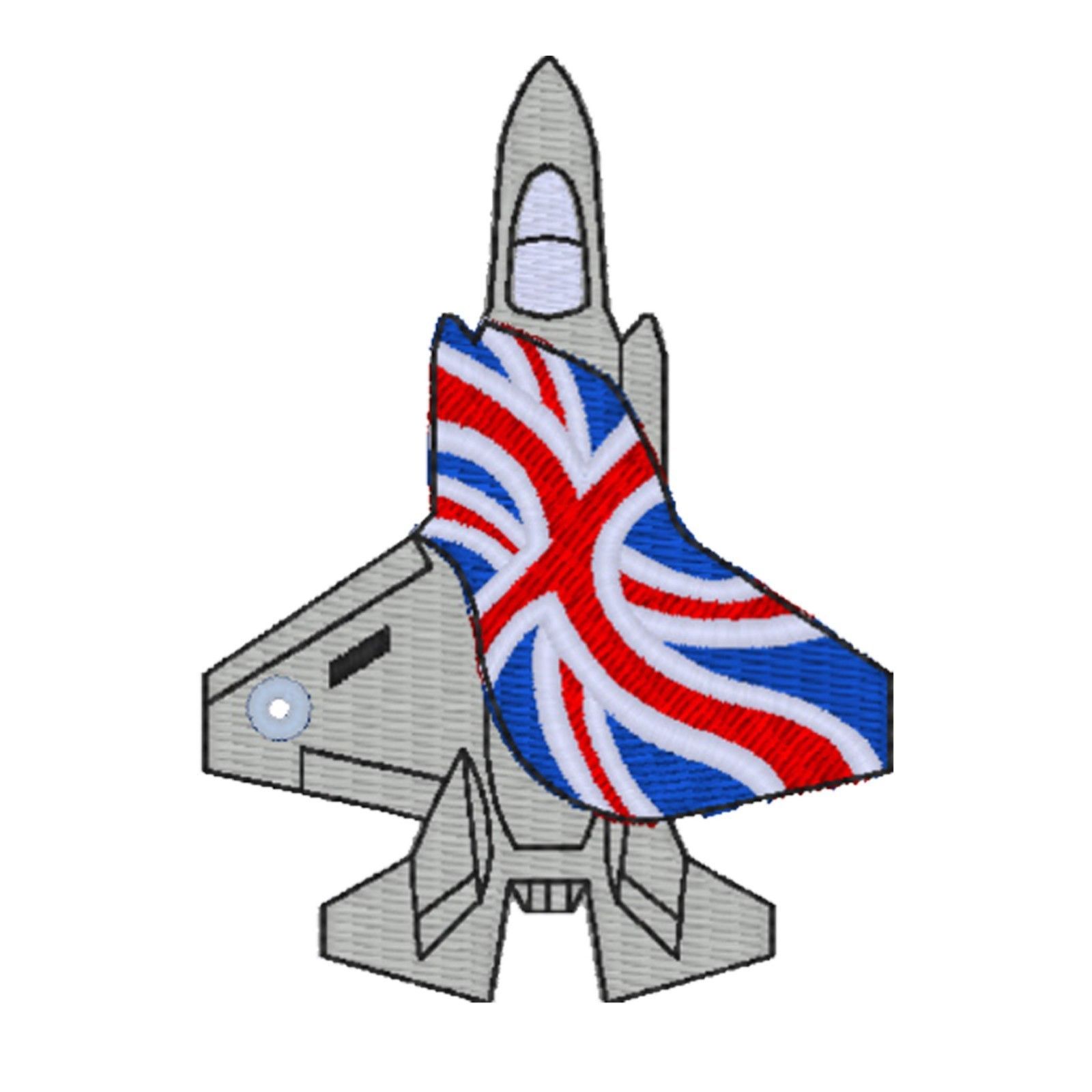 1600x1600 F Fighter Union Jack Flag Flying Embroidered Aircraft Uk Polo T