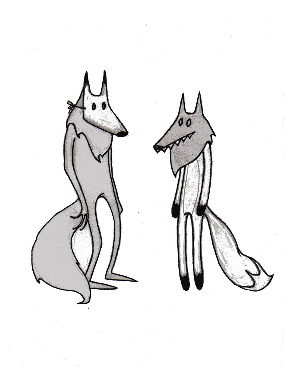 936x1231 Fox Drawing Free Download