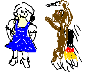 300x250 flying monkey gives birth over munchkinland