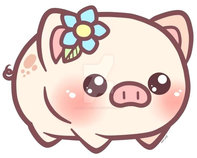 750x601 Baby Pig Drawing