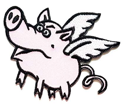425x364 Nipitshop Patches Pretty Pink Flying Pig Happy Smile