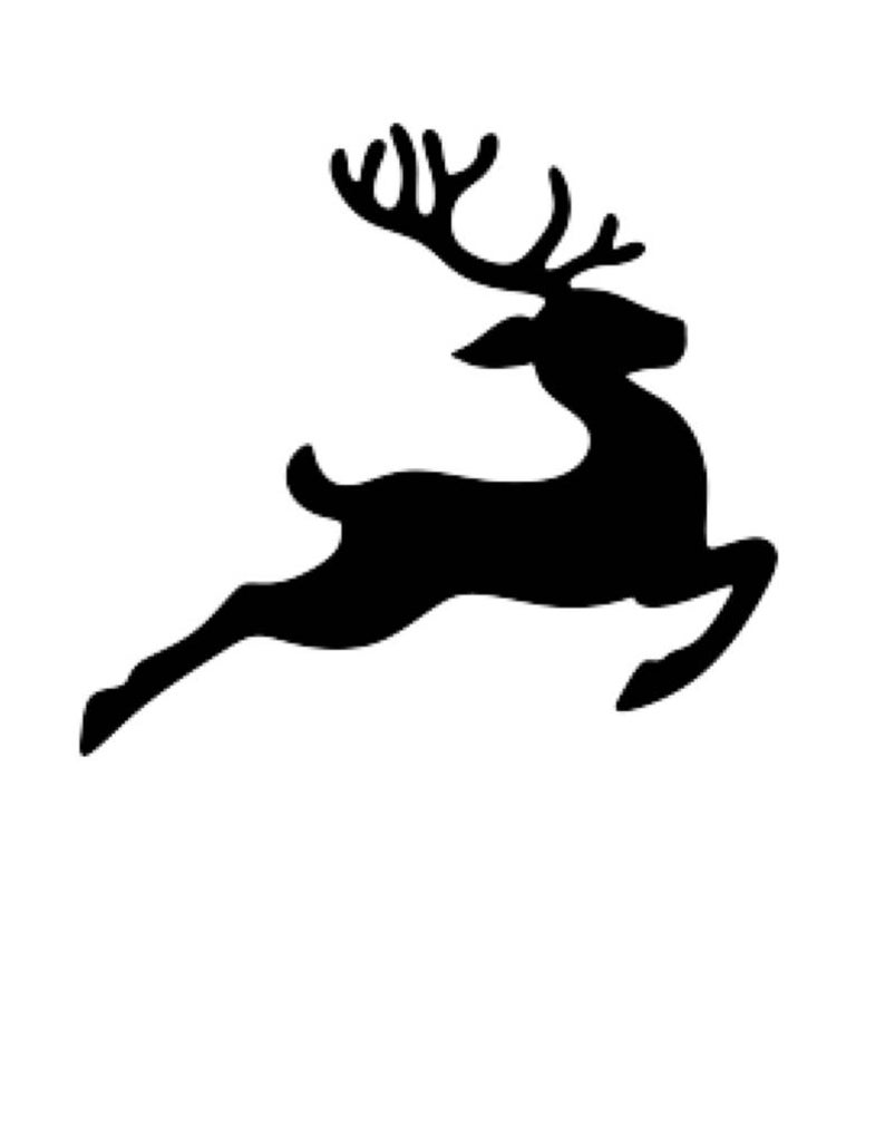 794x1028 Pack Of Flying Reindeer Stencils And Made Etsy