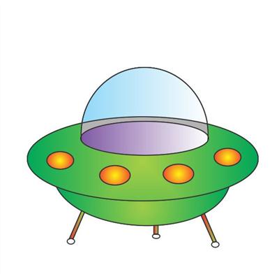 400x399 how to draw a flying saucer in some simple and easy steps