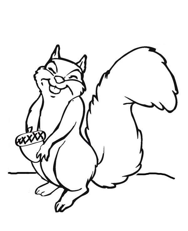 600x738 Flying Squirrel Clipart Cartoon