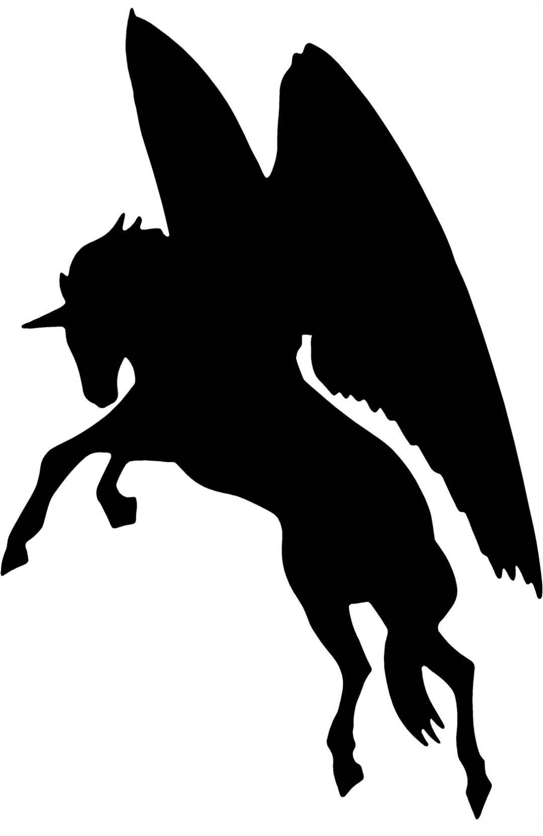 1080x1662 flying unicorn vinyl decal for cars walls yeti tumblers cups