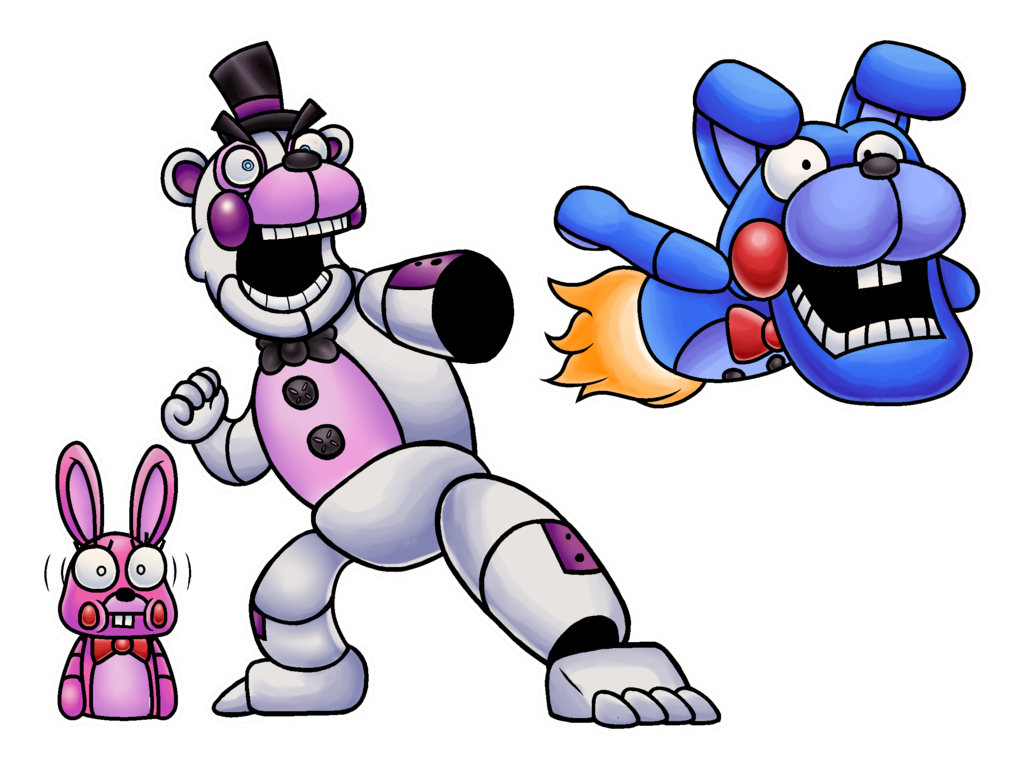 1024x768 Collection Of Free Fnaf Drawing Bonbon Download On Ui Ex