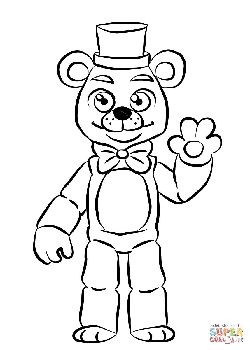 Five Nights And Freddys Plush Coloring Pages - Learny Kids
