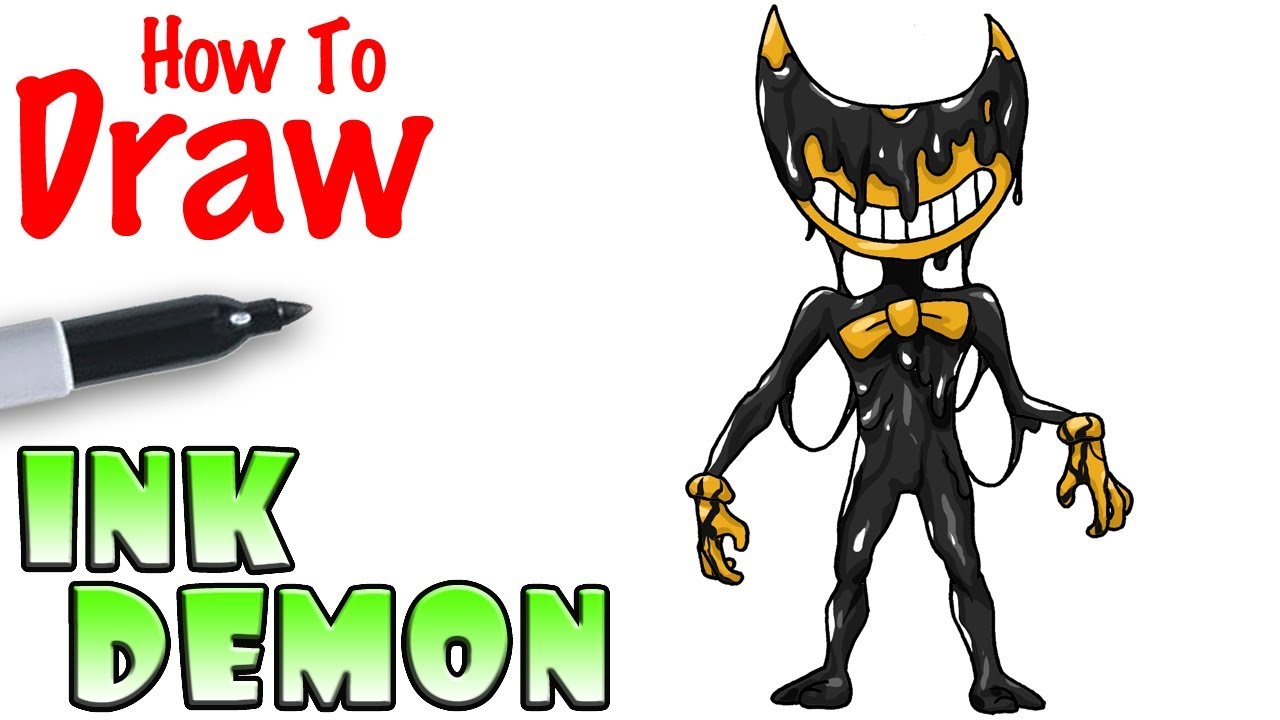 1280x720 How To Draw The Ink Demon Bendy