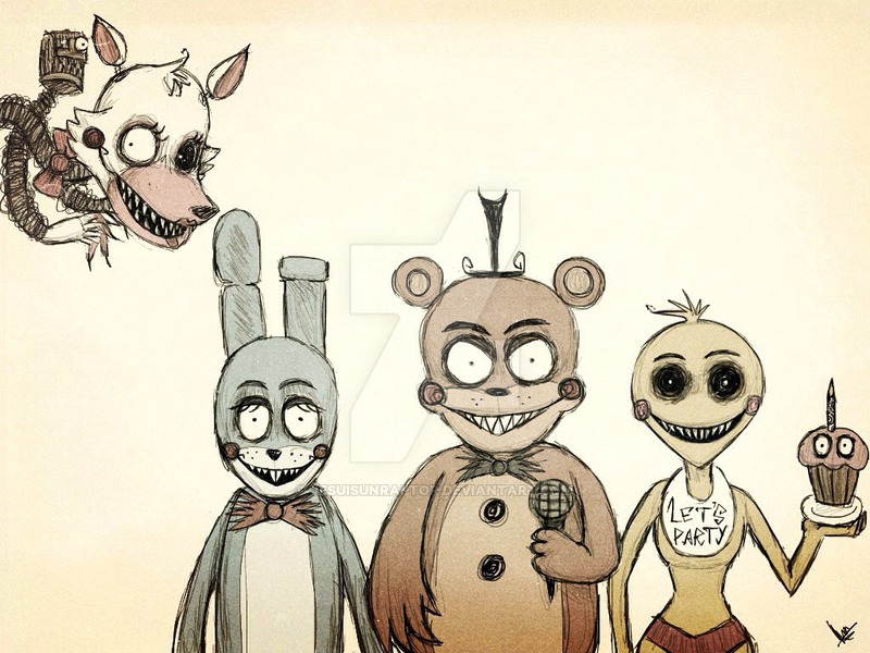 800x600 Tim Burton Five Nights