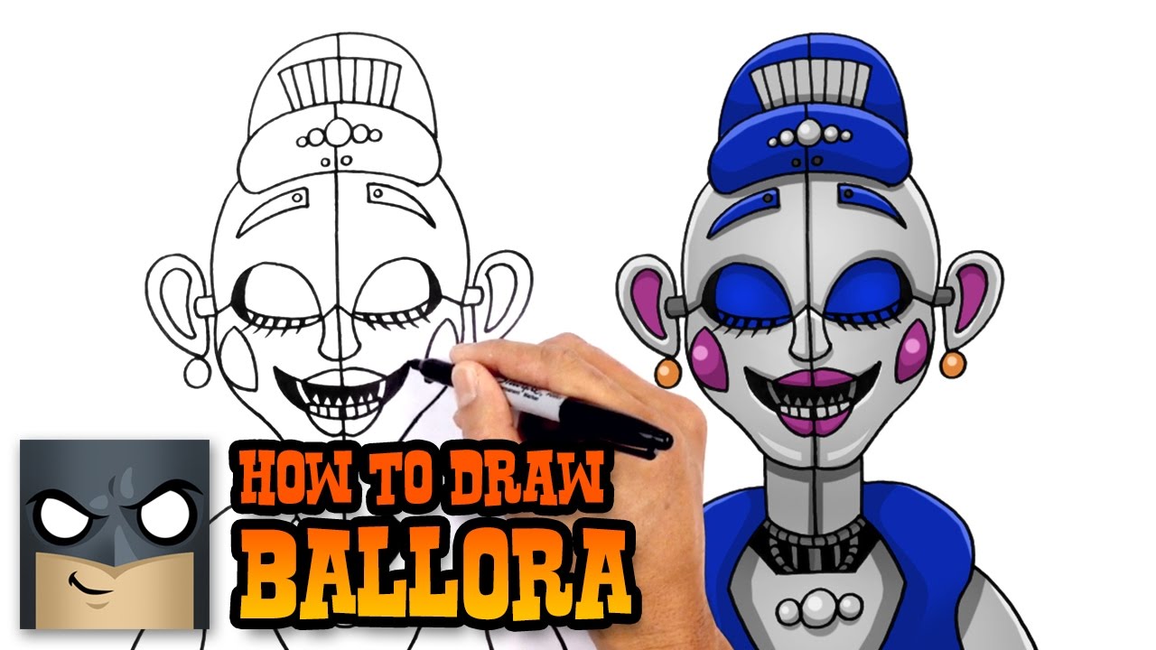 1280x720 How To Draw Ballora Fnaf Sister Location