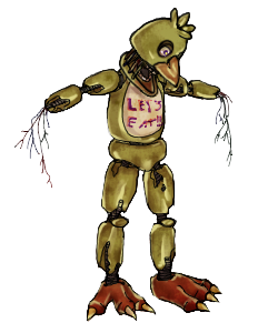 250x300 Collection Of Free Fnaf Drawing Withered Download On Ui Ex