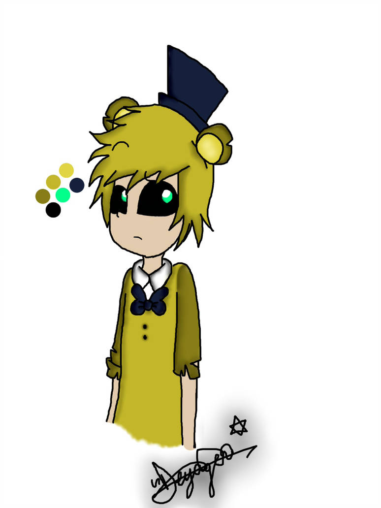 774x1032 Fnaf Golden Freddy Human