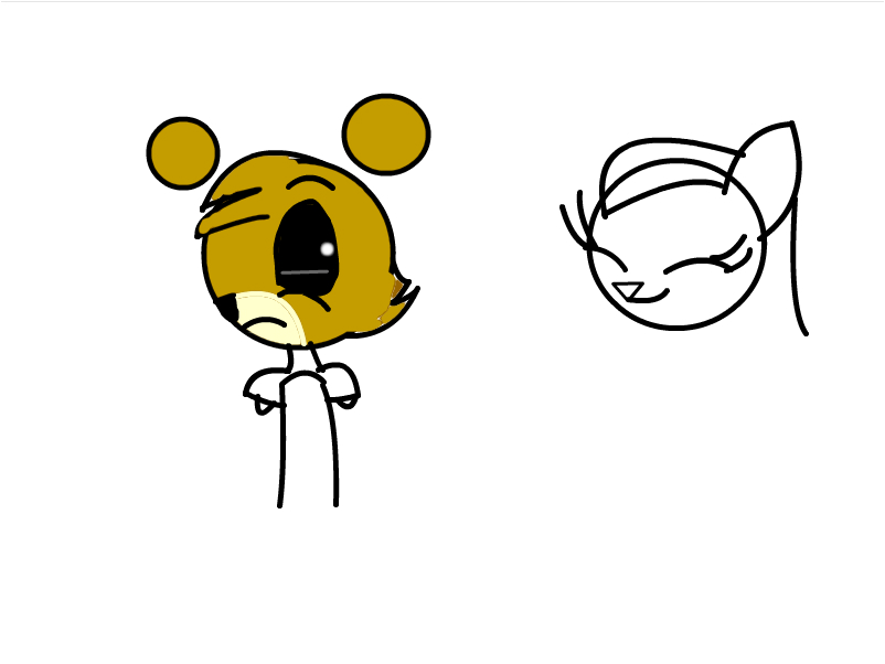 802x602 Fnaf Wip Golden Freddy X Sweet Heart