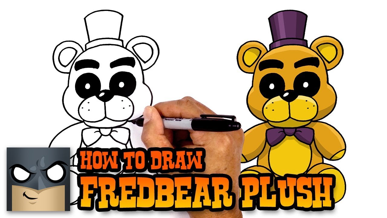 1280x720 How To Draw Fredbear Plush Fnaf