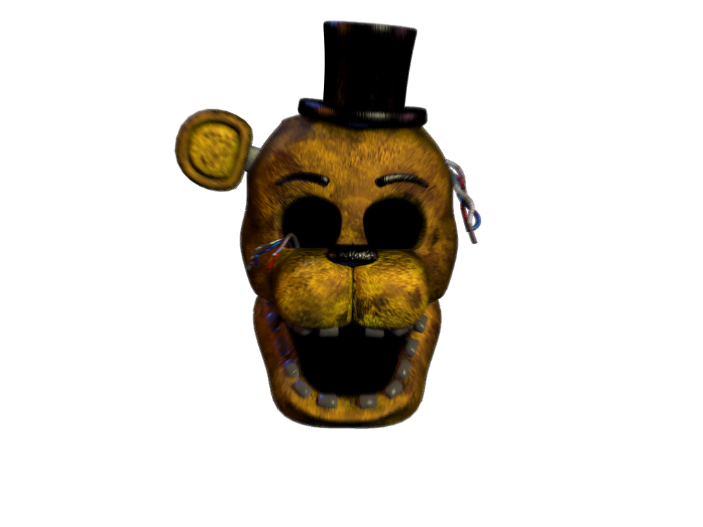1024x768 Transparent Fnaf Golden Freddy Transparent Png Clipart Free