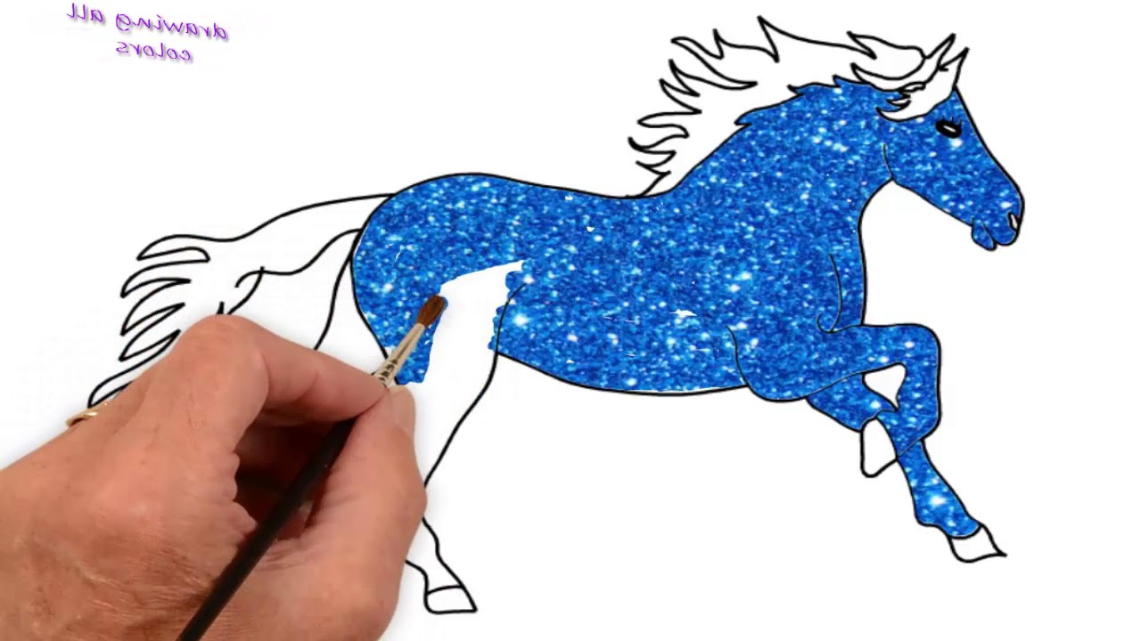 1280x720 How To Draw Horse Step