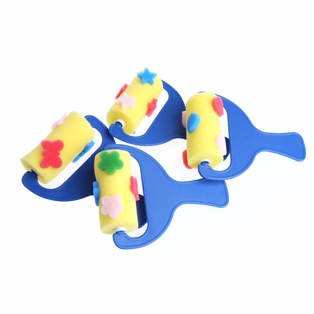 1000x1000 Children Diy Painting Sponge Brush Foam Drawing Brushes Stickers