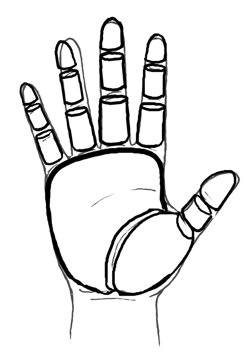 859x1235 Drawing Of Hands, Focus