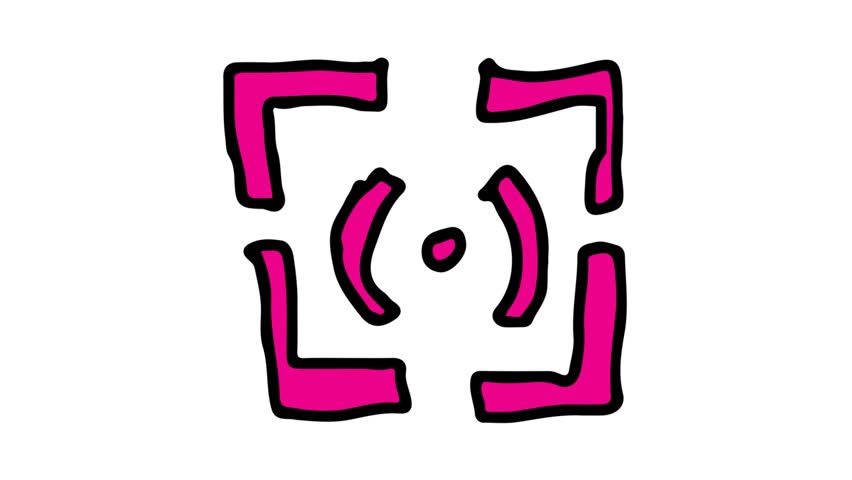 852x480 Kids Drawing White Screen With Theme Of Camera Focus