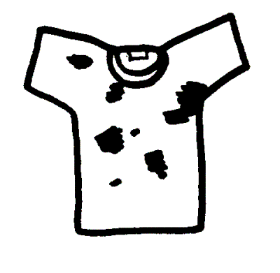 400x391 Folded Clothes Clipart Black And White