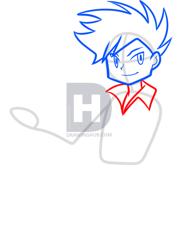 576x720 How To Draw Blue Oak, Step