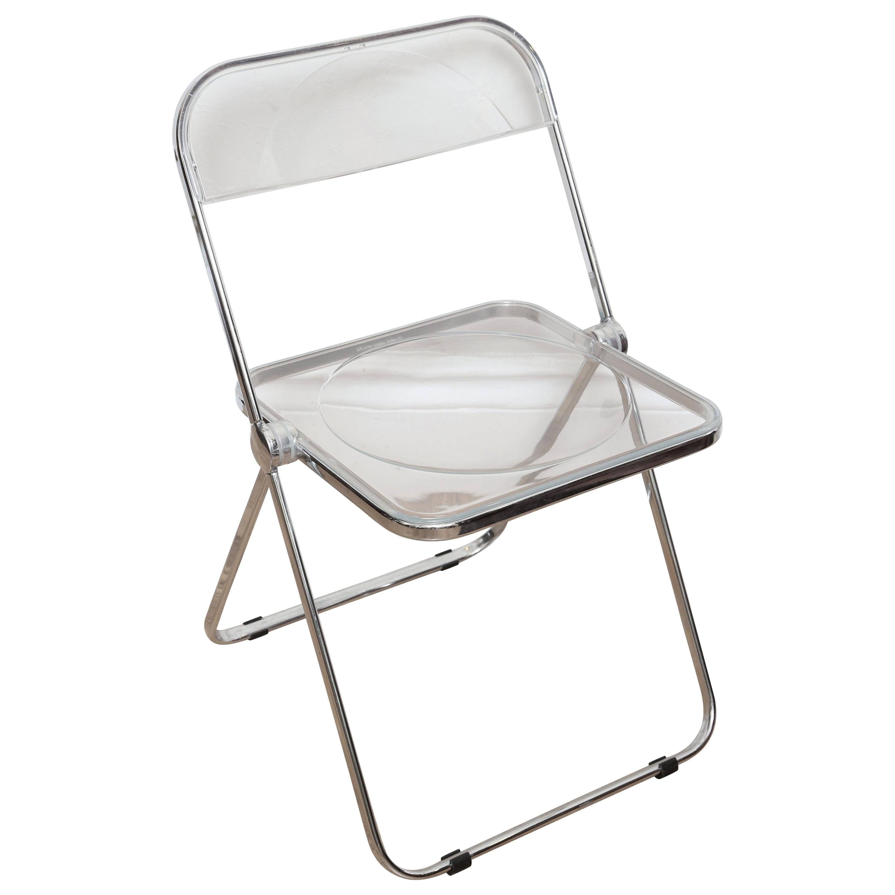 3000x3000 Vintage Set Of Four Lucite Folding Chairs