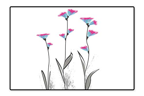 500x333 area rug vibrant colored gardening plants botanical grungy foliage