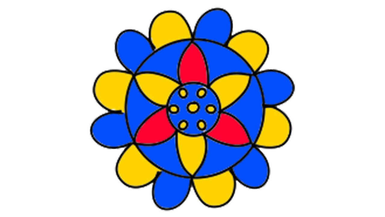 1280x720 drawing symmetrical motifs