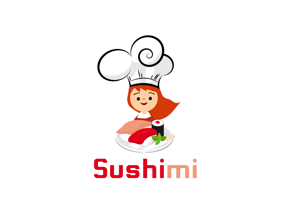 1200x900 Playful, Personable, Fast Food Chain Logo Design For Sushimi