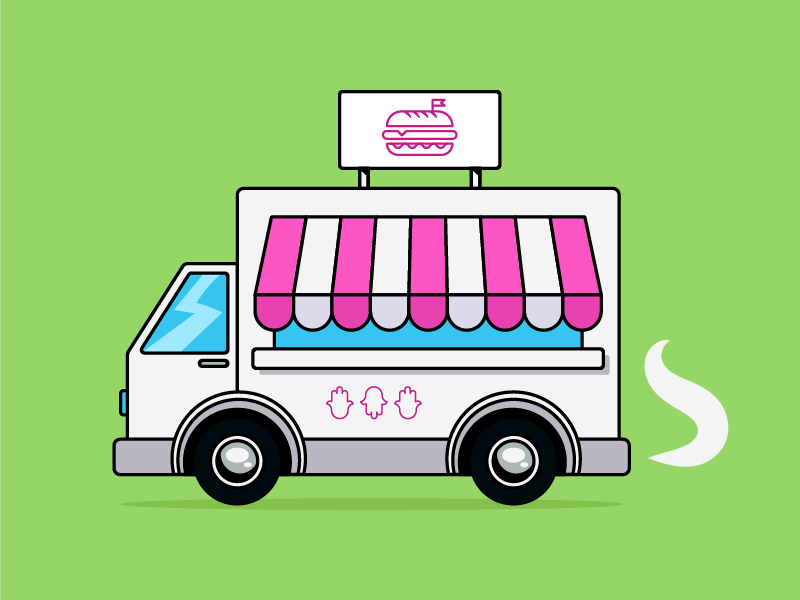800x600 Food Truck Illustration