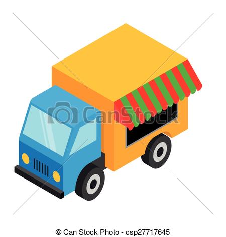450x470 Isometric Food Van