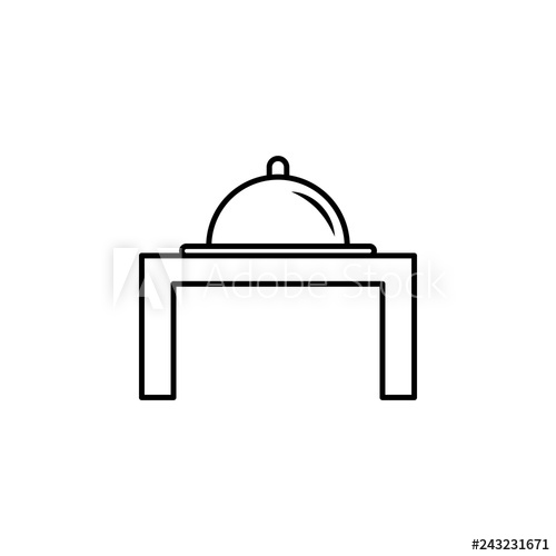 500x500 Food Platter, Food Serving, Cloche Icon Element Of Kitchen