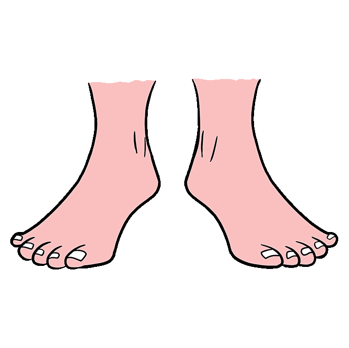 680x678 How To Draw Feet Really Easy Drawing Tutorial