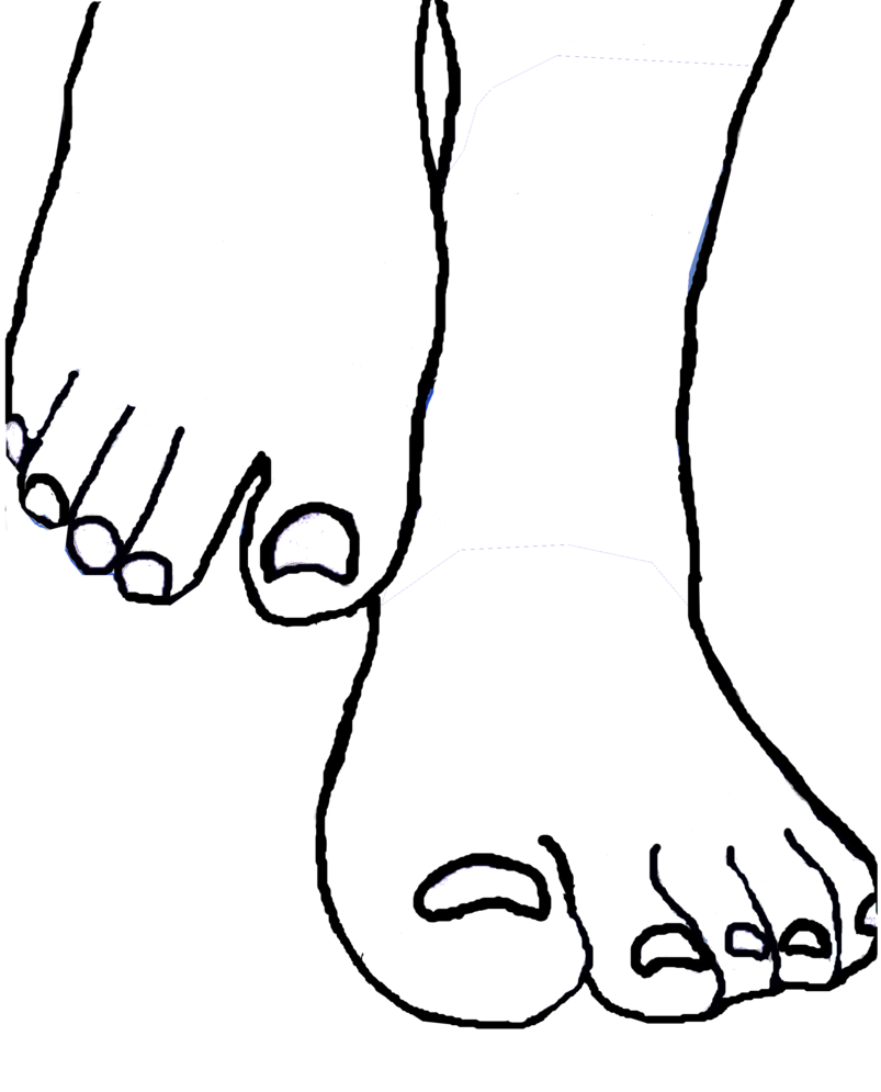 803x995 Collection Of Free Feet Drawing Art Download On Ui Ex