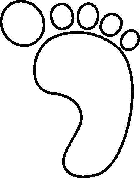 Foot Line Drawing | Free download on ClipArtMag