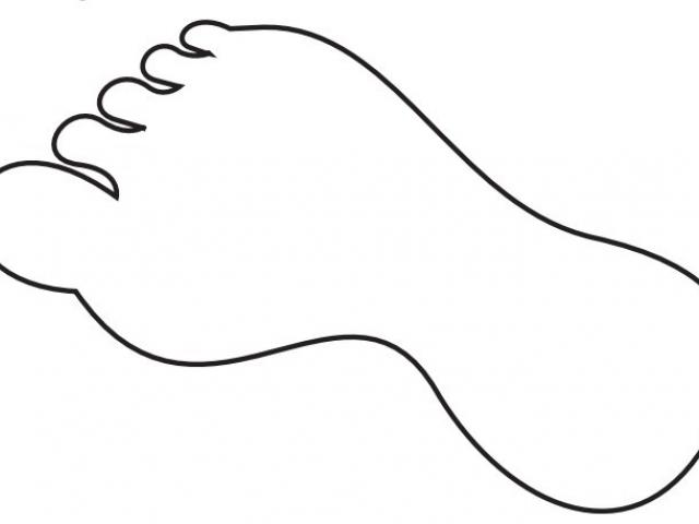 Foot Outline Drawing | Free download on ClipArtMag