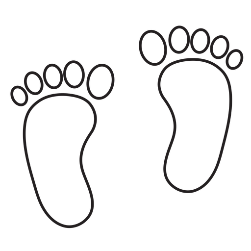 512x512 Collection Of Free Foot Drawing Outline Download On Ui Ex