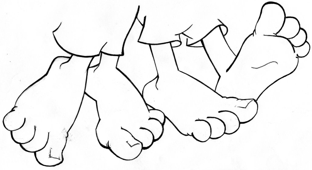 1024x559 Mouse Drawing Feet For Free Download