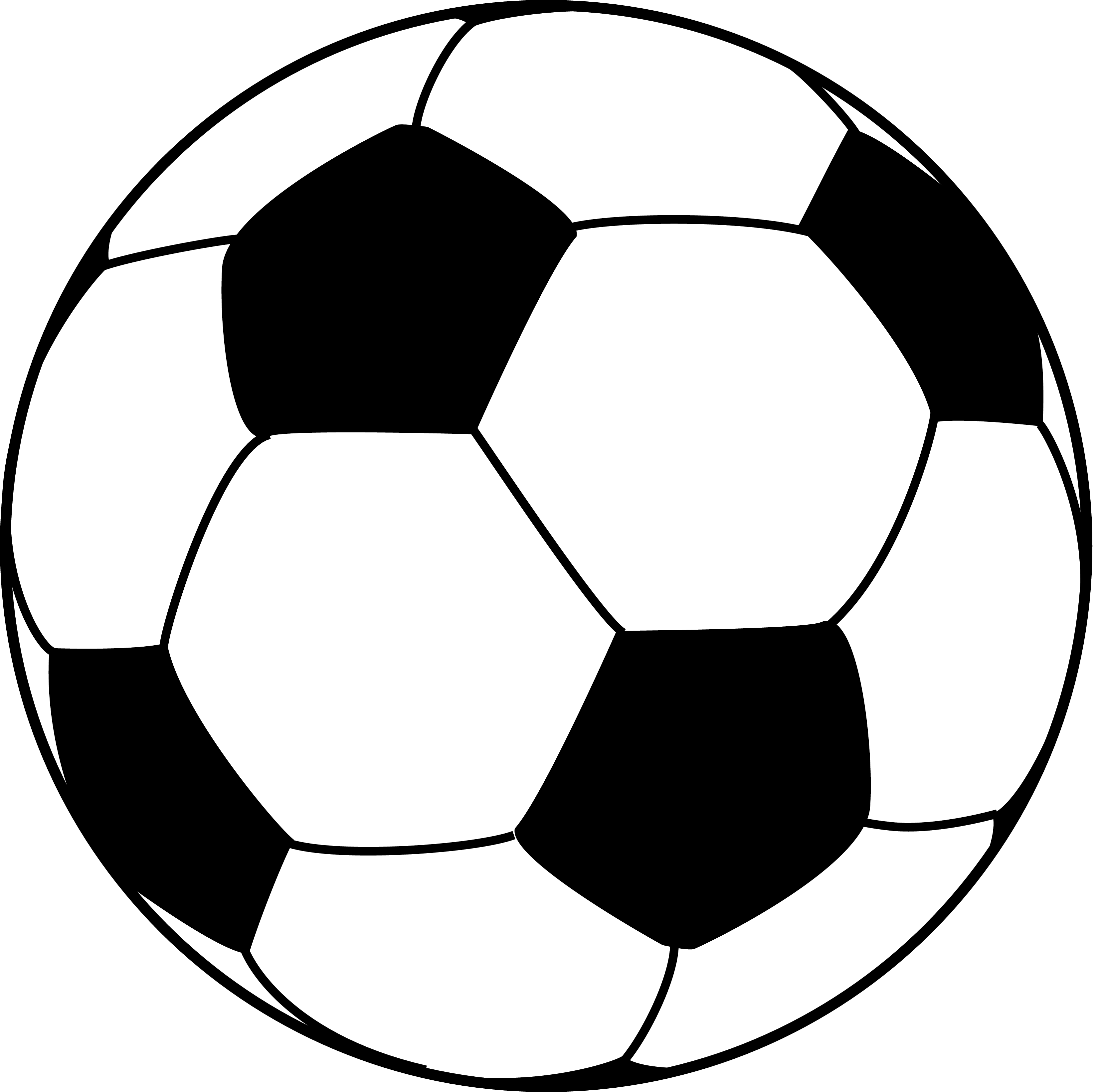 3300x3283 Soccerball Drawing Outline Transparent Png Clipart Free Download