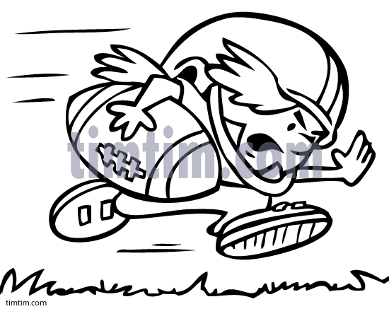 550x437 Free Drawing Of Football Girl Bw From The Category Sports
